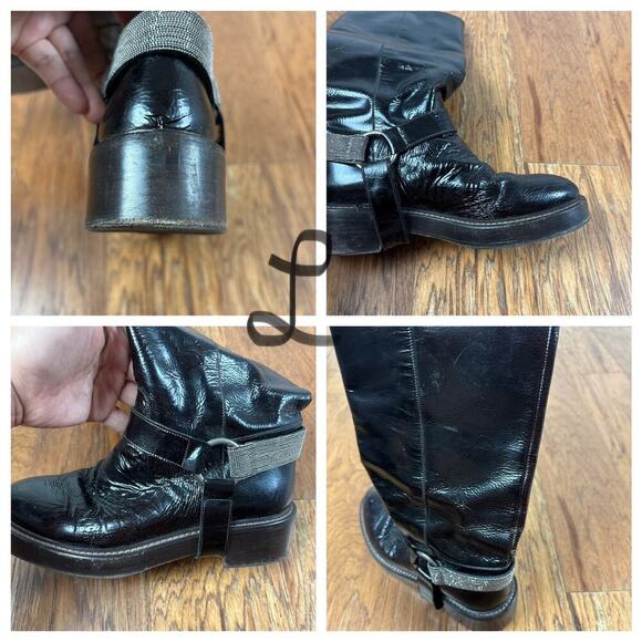 B64 Brunello Cucinelli Riding Boots Womens 7 Equestrian - Picture 6 of 12